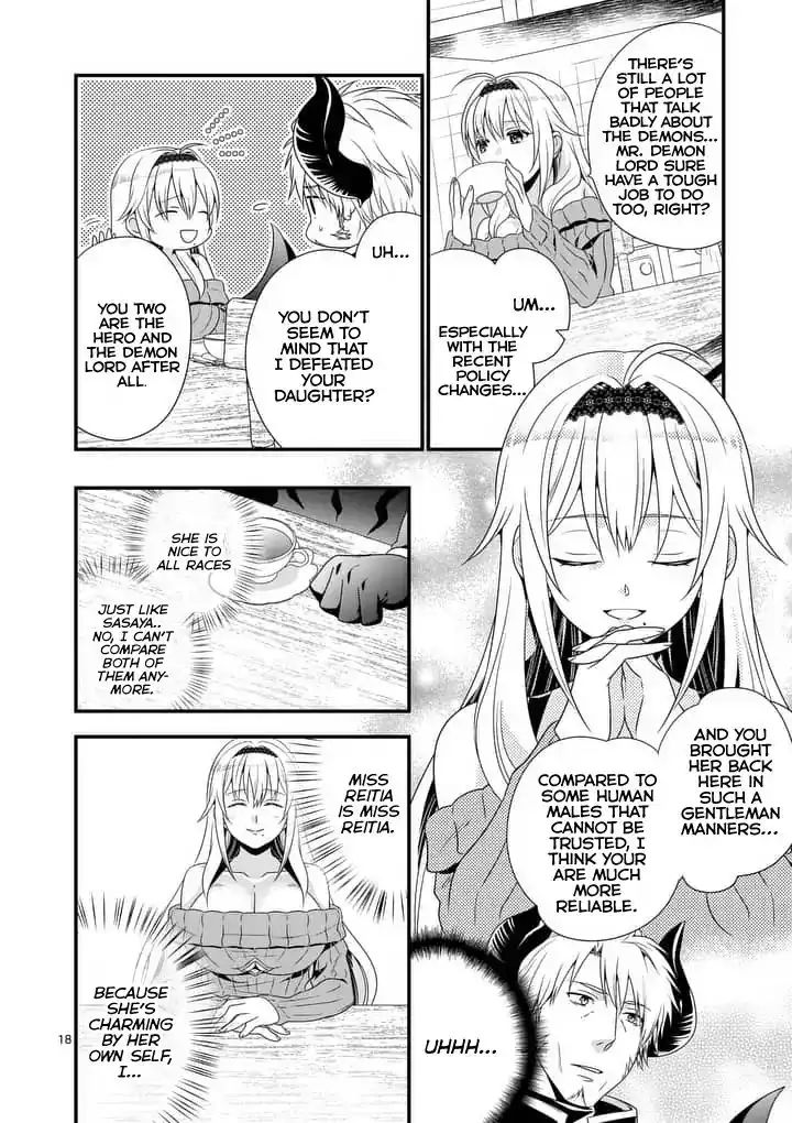 Maou Desu. Onna Yuusha no Hahaoya to Saikon Shita no de, Onna Yuusha ga Giri no Musume ni Narimashita. Chapter 1 18